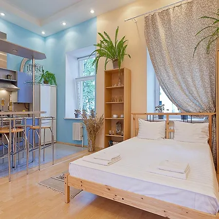 Apartament Studio-apartment Lenina 15a Mińsk